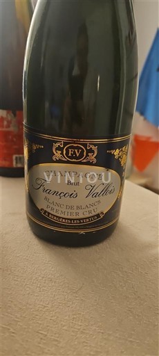Šampanja Šampanjec Premier Cru François Vallois Blanc de Blancs Premier Cru Neleten.