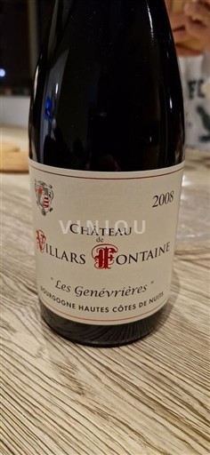 Bourgondië Niet gespecificeerd Château Villars Fontaine Les Genévrières 2008