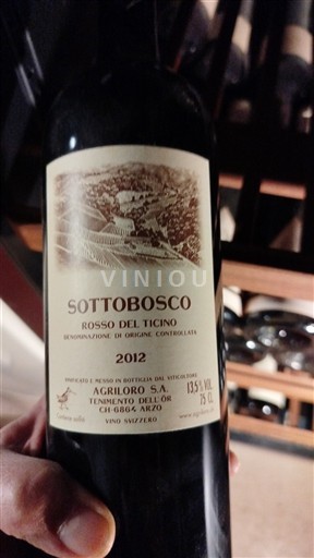 Ticino Không được chỉ định Agriloro Sottobosco 2012