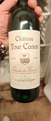 Bordeaux Lalande-de-pomerol Château Tour Canon 1986