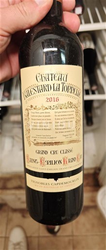 Bordeaux Saint-Émilion Grand Cru Grand Cru Classé Château Balestard La Tonnelle 2016