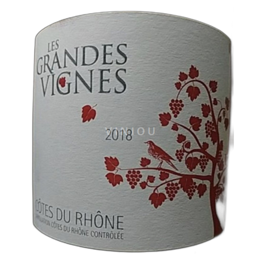 Rhônevallei Côtes-du-rhône Estezargues Les Grandes Vignes 2018