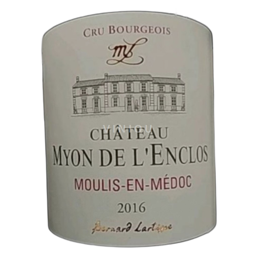 Bordeaux Moulis-en-Médoc Château Myon de l'Enclos 2016