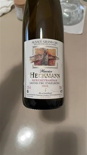 Alsasko Nespecifikováno Grand Cru Maurice Heckmann 2010