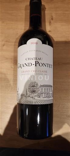 Bordeaux Saint-Émilion Grand Cru Grand Cru Classé Château Grand-Pontet 2019
