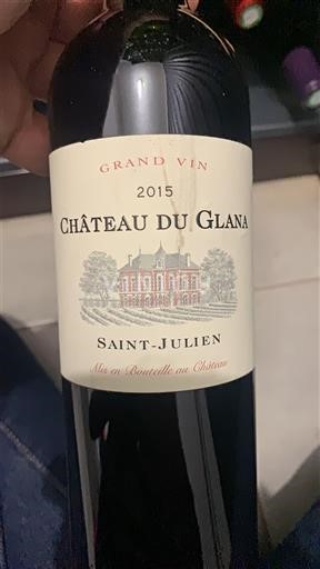Bordeaux Saint-Julien Château Glana Grand Vin 2015