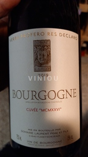 Burgundy Domaine Laurent Père et Fils MCMXXVI 2019