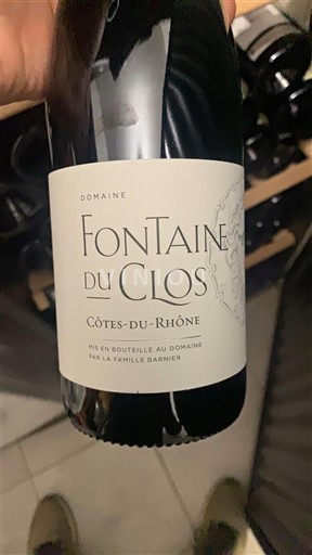 Thung lũng Rhône Côtes-du-rhône Domaine Fontaine du Clos 2022