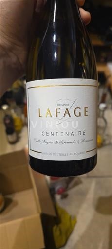 Roussillon Côtes-du-Roussillon Domaine Lafage Centenaire 2022