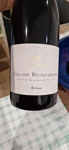 Alpen und Rhônetal Rhodanische Hügellandschaft Domaine Martin Clerc Syrah 2023