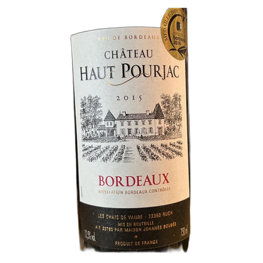 Bordeaux Château Haut Pourjac HAUT POURJAC 2015