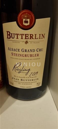 Alsace Ospecificerad Grand Cru Butterlin Steingrubler 2019