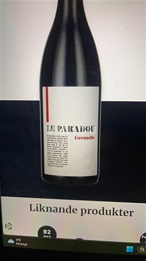Provence, Ala-Rhônen laakso, Korsika Méditerranée Le Paradou Grenache 2016