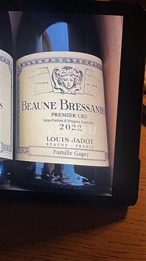 Borgoña Beaune Premier Cru Louis Jadot Beaune Bressandes 2022