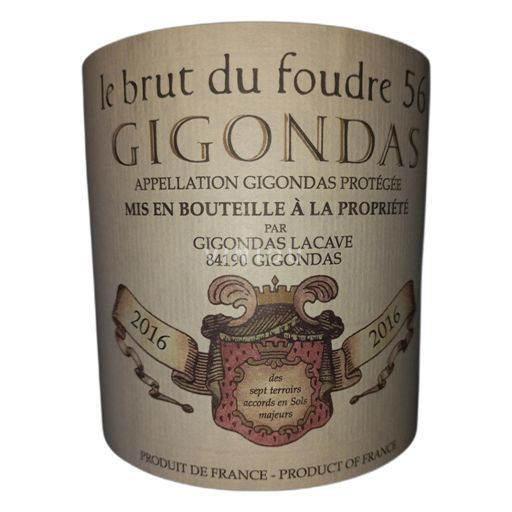 Rhônetal Gigondas Gigondas LaCave Le Brut du Foudre 56 2016