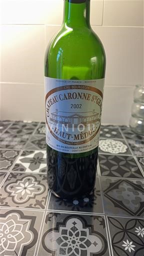 Bordeaux Haut-Médoc Cru Bourgeois Château Caronne Ste Gemme 2002