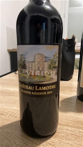 Bordeaux Château Lamothe Grande Réserve 2014