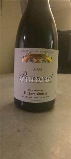 Burgundi Pommard Richard Guérin 2022