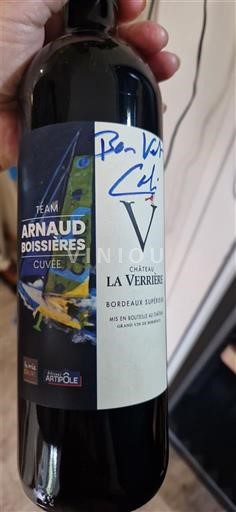 Bordeaux Bordeaux Supérieur Château La Verrière Team Arnaud Boissières Không niên vụ