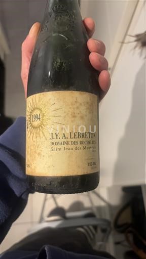 Dolina Loare Anjou Domaine Des Rochelles Saint Jean des Mauvins 1994