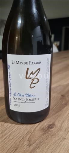 Thung lũng Rhône Saint-Joseph Le Mas du Paradis Le Chat Blanc 2022
