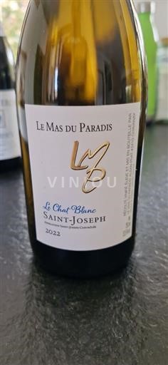 Údolí Rhôny Saint-Joseph Le Mas du Paradis Le Chat Blanc 2022