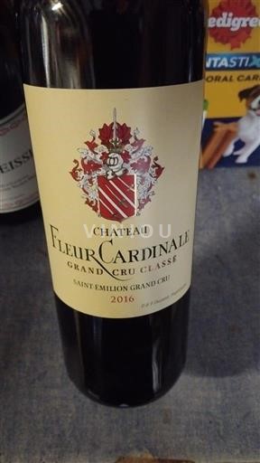 Bordeaux Saint-Émilion Grand Cru Grand Cru Classé Château Fleur Cardinale 2016