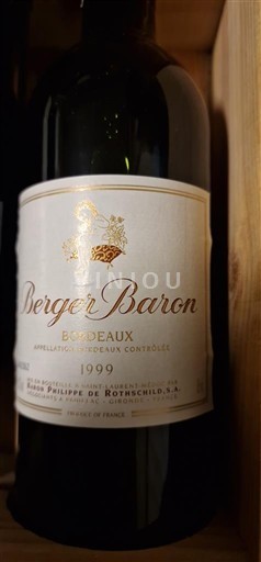Bordeaux Baron Philippe de Rothschild Berger Baron 1999