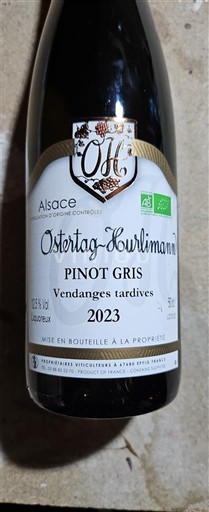 Alsace Vendanges Tardives Ostertag-Hurlimann 2023