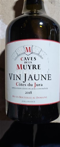 Jura Côtes-du-jura Caves de la Muyre 2018