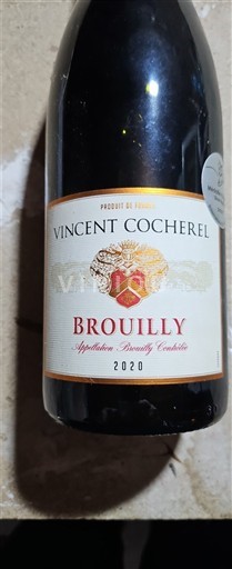 Beaujolais Brouilly Vincent Cocherel 2020