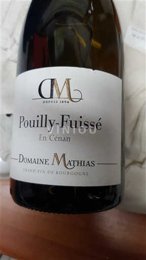Burgundi Pouilly-fuissé Domaine Mathias En Cénan 2023