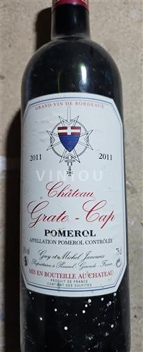Bordeaux Pomerol Château Grate-Cap 2011