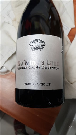 Rhônevallei Côtes-du-rhône Matthieu Barret No Wine's Land 2022