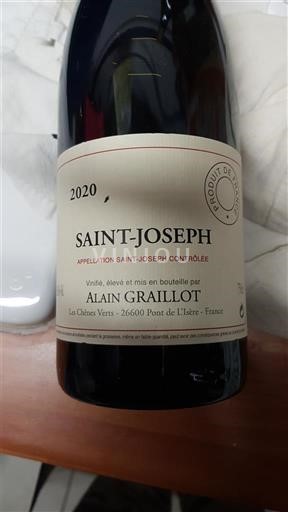 Thung lũng Rhône Saint-Joseph Alain Graillot 2020