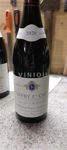 Borgonha Givry Premier Cru Domaine Pascal Lemonde 2020