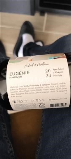 Languedoc Minervois Aubriet & Mathieu Eugénie 2023