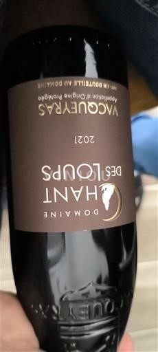 Rona dolina Vacqueyras Domaine Des Hauts Loups 2021