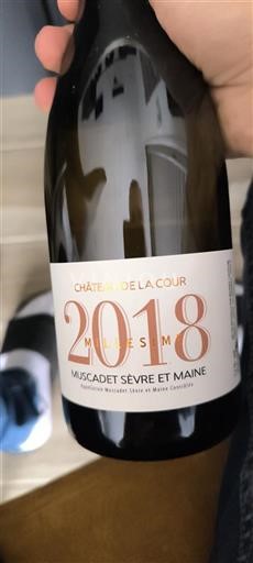 Thung lũng sông Loire Muscadet Sèvre et Maine Château La Cour 2018