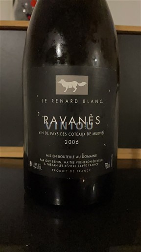 Languedoc and Roussillon Coteaux de Murviel Domaine Ravanès Le Renard Blanc 2006
