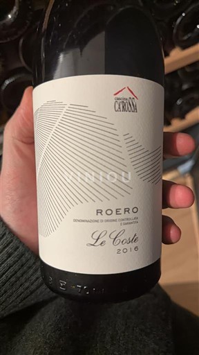 Piedmont Wines Roero CàRossa Le Coste 2016