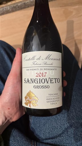 Toscana Ospecificerad Castello di Monsanto Sangioveto Grosso 2017