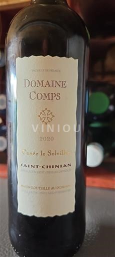 Languedoc Saint-Chinian Domaine Comps le Soleilhou 2020