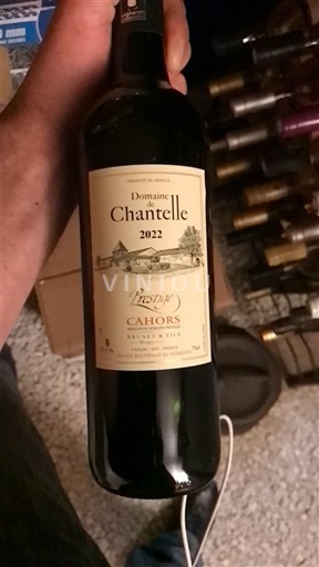 Sudoeste Cahors Domaine Chantelle Prestige 2022
