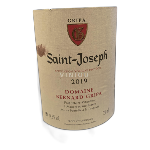 Rhônen laakso Saint-Joseph Domaine Bernard Gripa 2019
