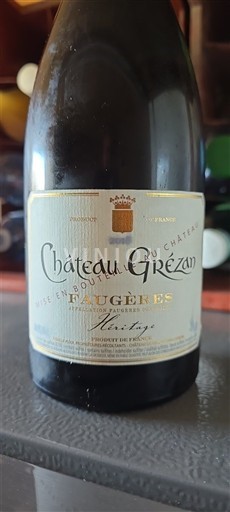 Languedoc Faugères Château Grézan Héritage Không niên vụ