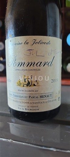 Bourgogne Pommard Domaine La Jolivode 2019
