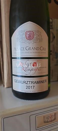 Alsace Alsace Grand Cru Grand Cru Robert Klingenfus 2017