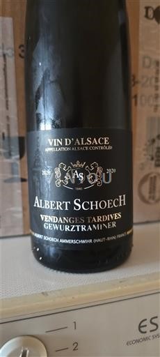 Alsace Vendanges Tardives Albert Schoech Vendanges Tardives Gewurztraminer 2020
