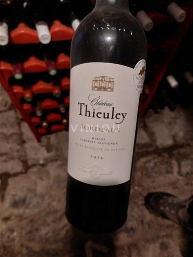 Burdeos Bordeaux Château Thieuley 2016